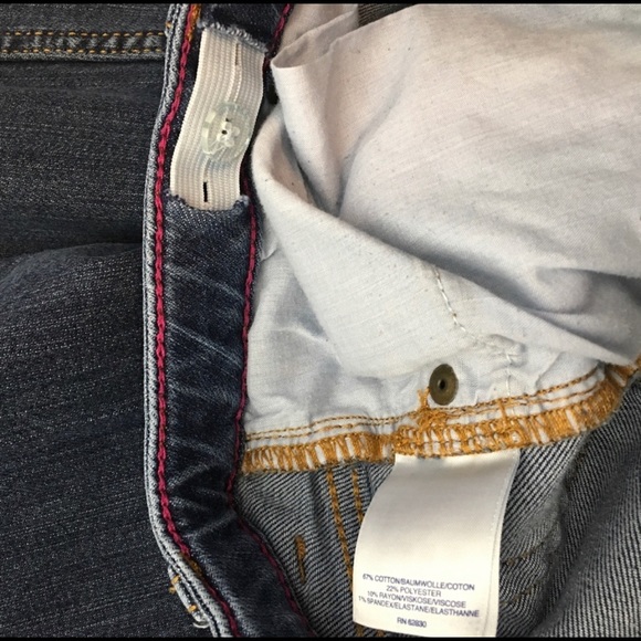 Lands’ End Boot Cut Dark wash Jeans - Size 12 - Picture 4 of 4